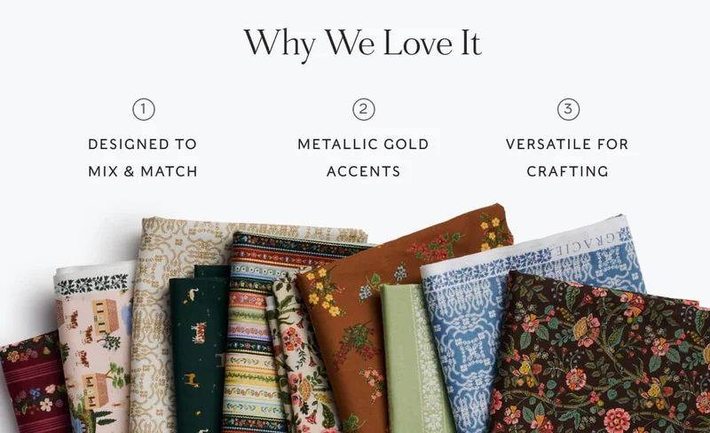 Why We Love It: 1. DESIGNED TO MIX & MATCH 2. METALLIC GOLD ACCENTS 3. VERSATILE FOR CRAFTING