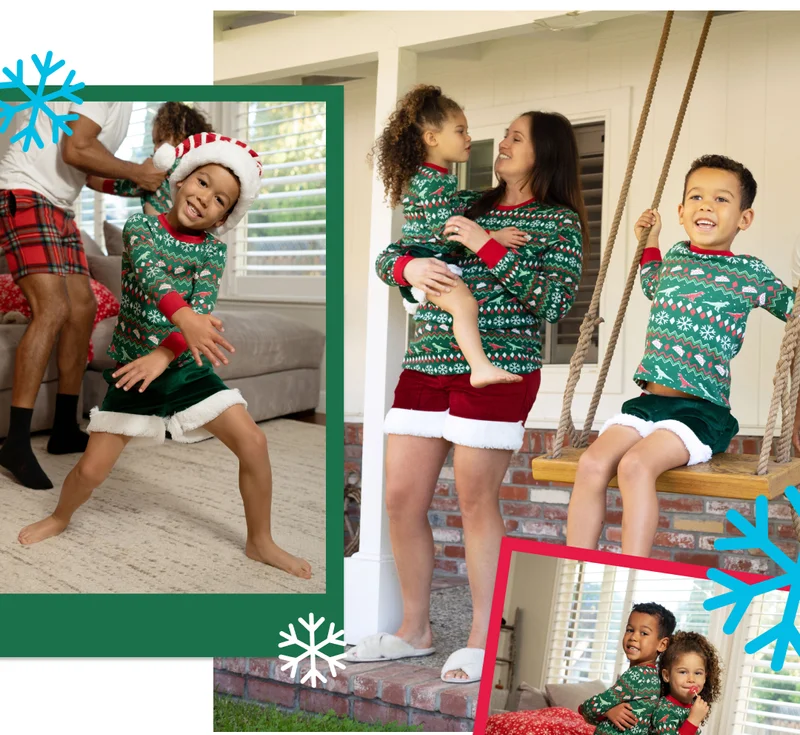 Shop all big and little matching pajama sets