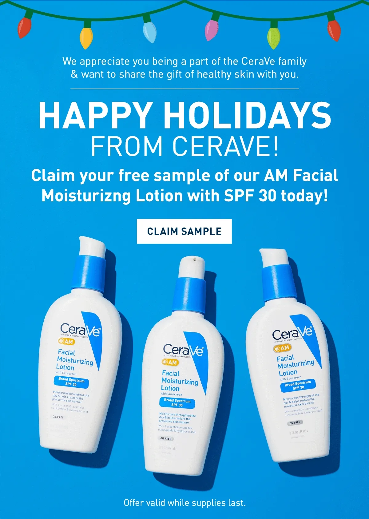 Happy Holidays From Cerave!