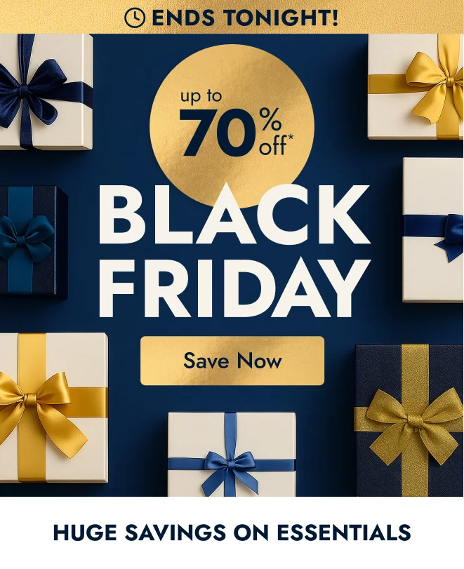 Black Friday Sale ENDS TONIGHT