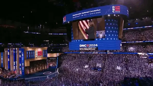 Video of Kamala Harris at the DNC night 3