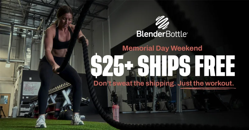 BlenderBottle Memorial Day Free Shipping
