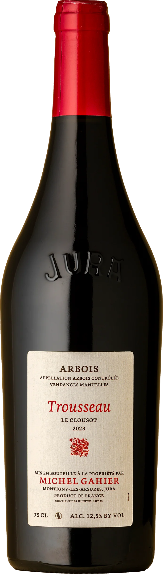 Image of Michel Gahier<br>Arbois Le Clousot Trousseau<br>2023