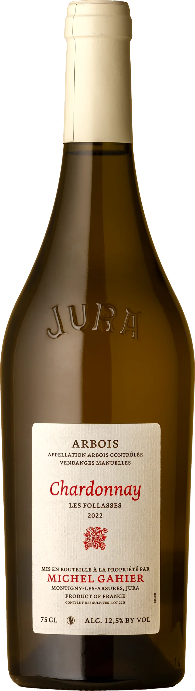 Image of Michel Gahier<BR>Arbois Les Follasses Chardonnay<BR>2022