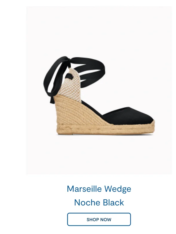 The Marseille Wedge Noche Black