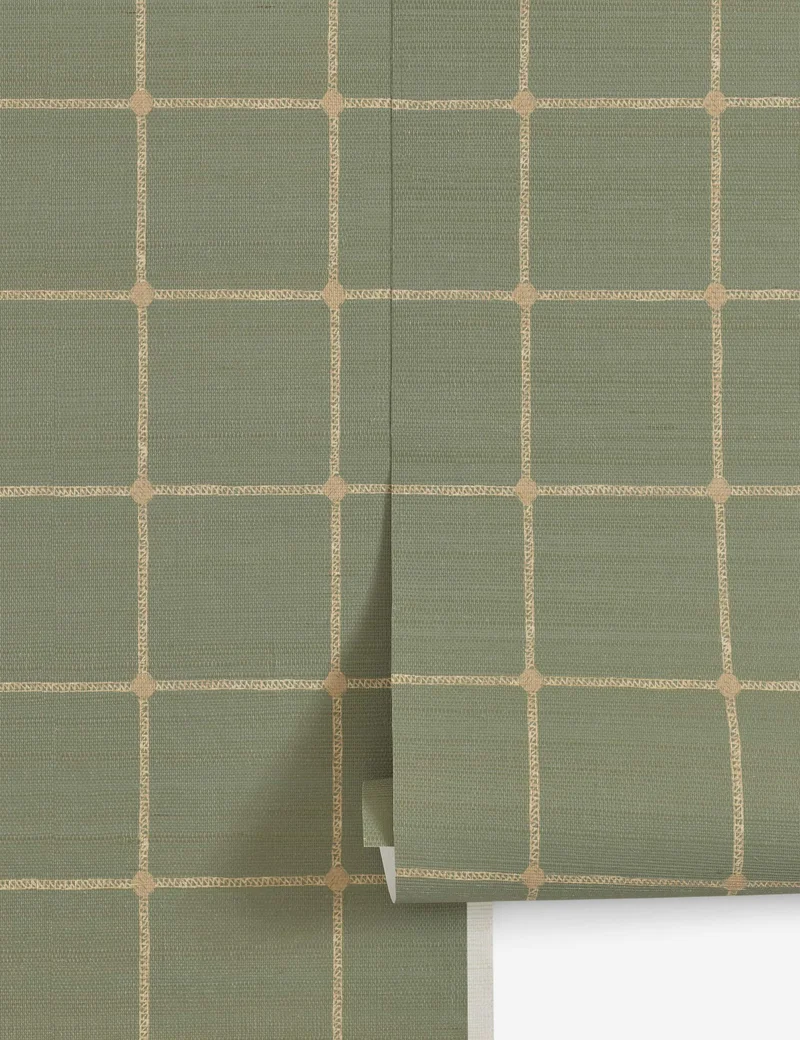Image of Beddow Grasscloth Wallpaper by Jake Arnold, Ivy