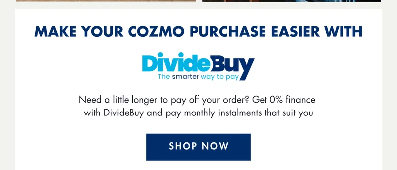 Make your purchase easier with Cozmo