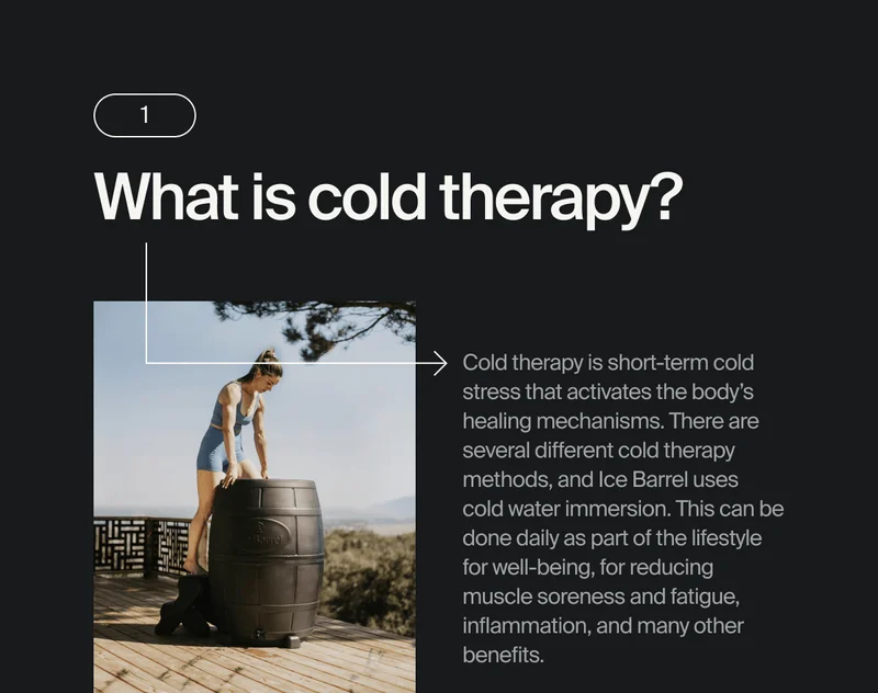 What is cold therapy?