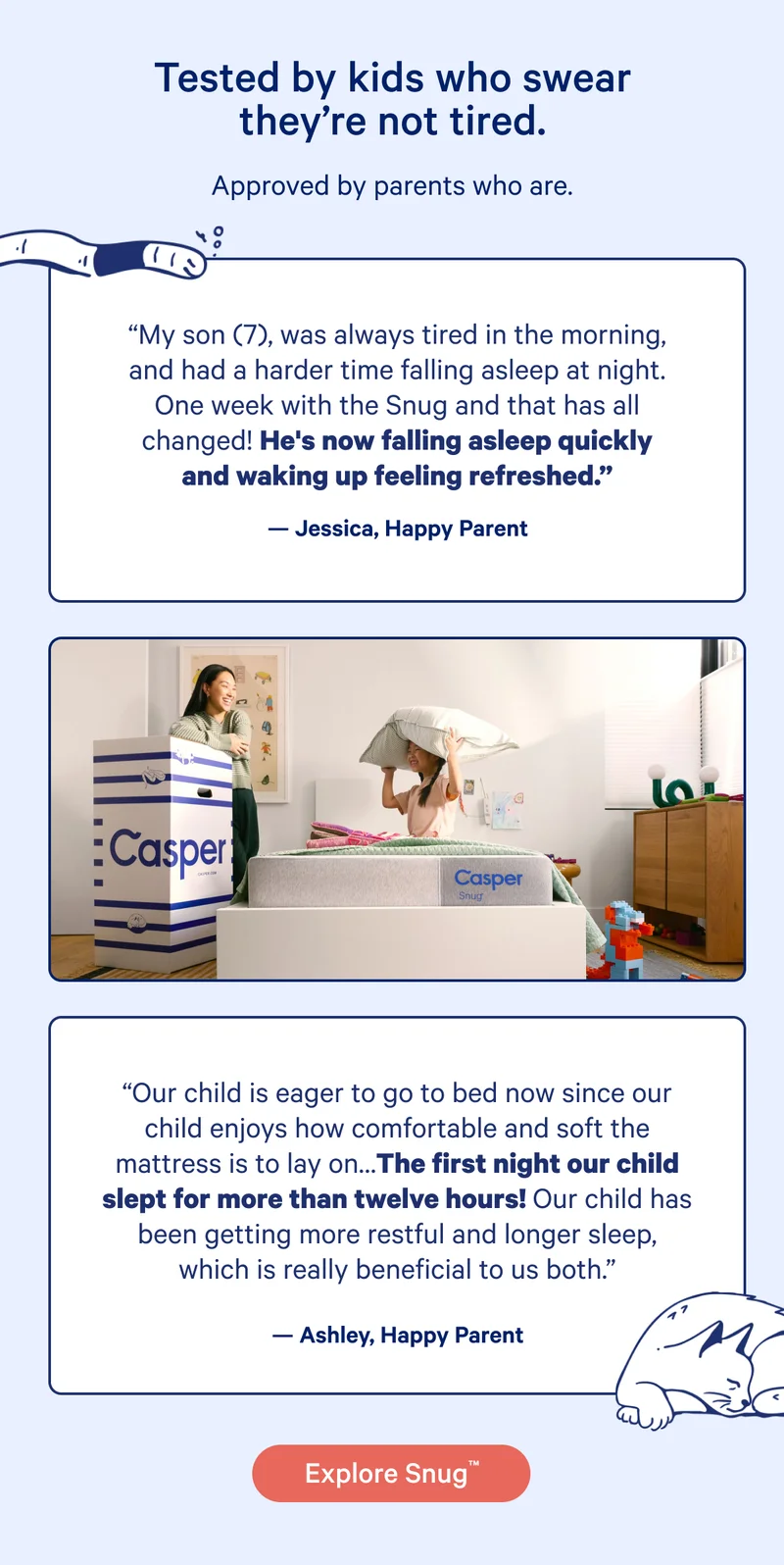 Tested by kids who swear they're not tired.