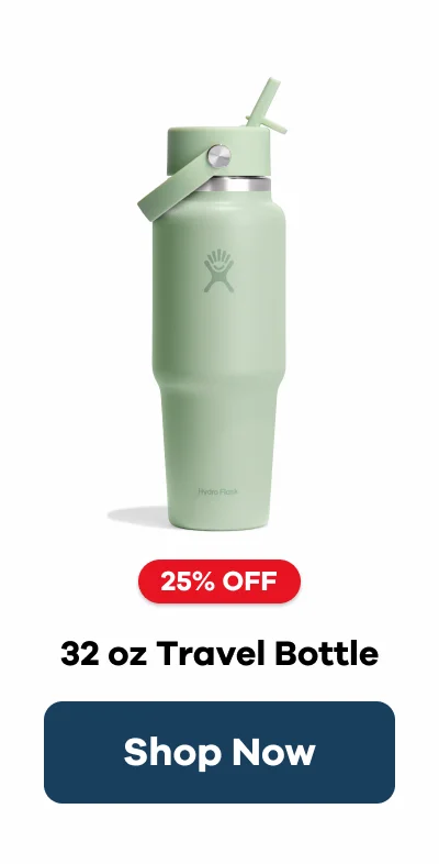 25% OFF 32 oz Travel Bottle | Shop Now