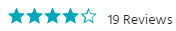 Star Rating, 19 Reviews