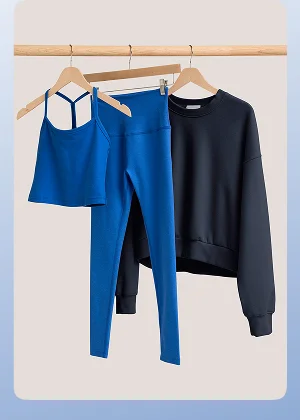 Spacedye Caught In The Midi High Waisted Legging in Court Blue Heather