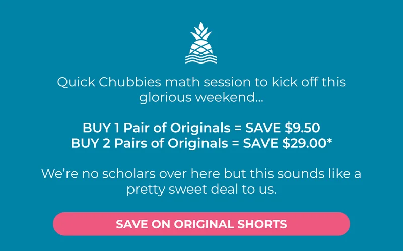 SAVE ON ORIGINALS SHORTS