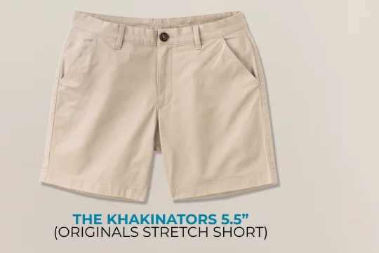 Originals Stretch Short: The Khakinators 5.5"