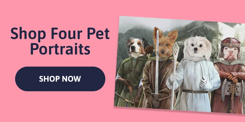 Shop Four Pet Portraits