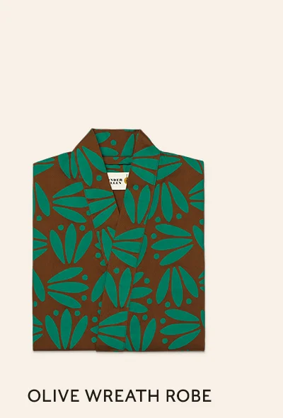 OLIVE WREATH ROBE
