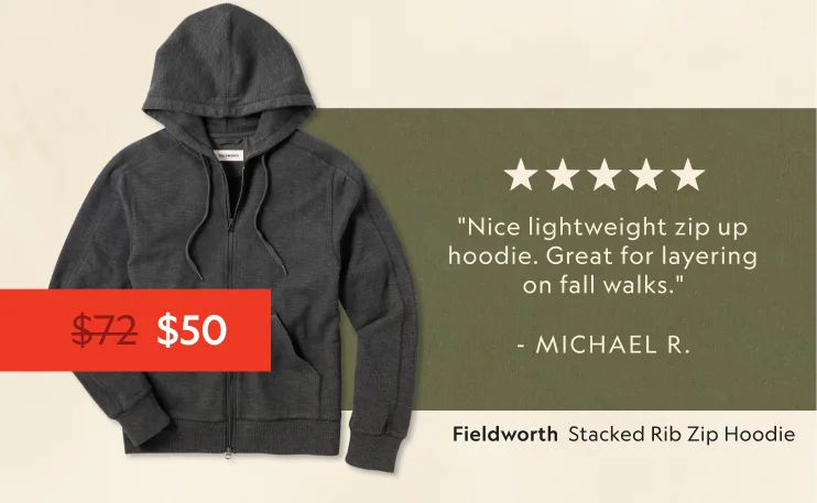 Stacked Rib Quarter Zip