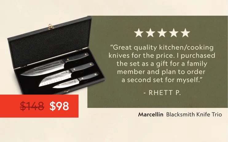 Blacksmith Knife Trio
