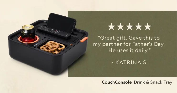 CouchConsole Drink & Snack Tray