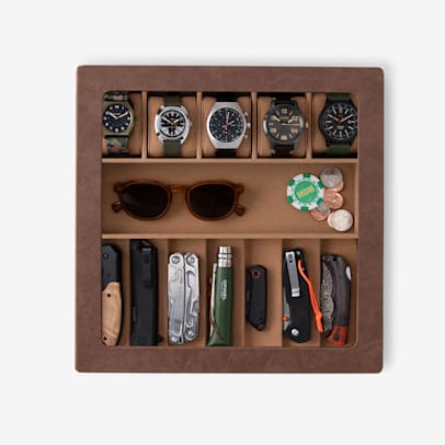 Pocket Knife and Watch Display Case