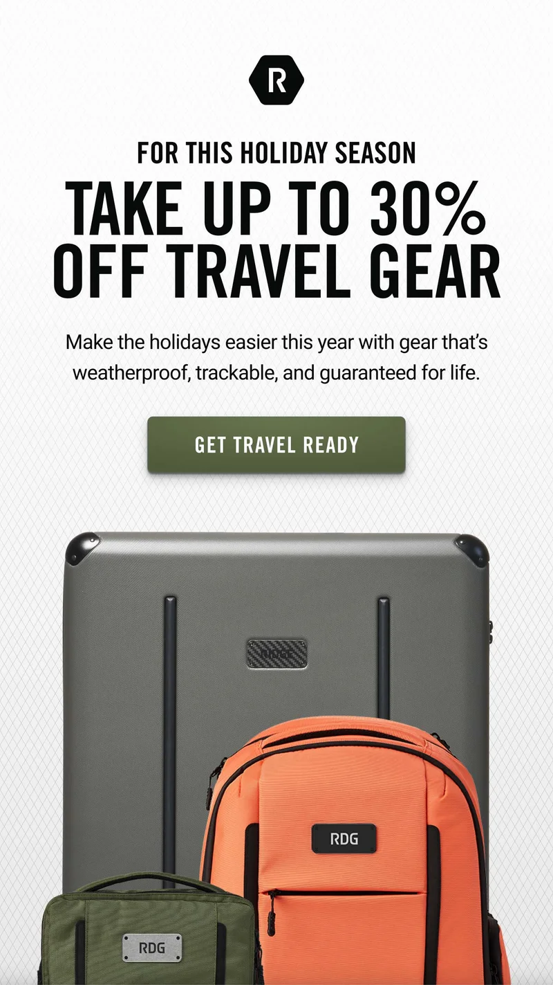 Take Up to 30% Off Travel Gear
