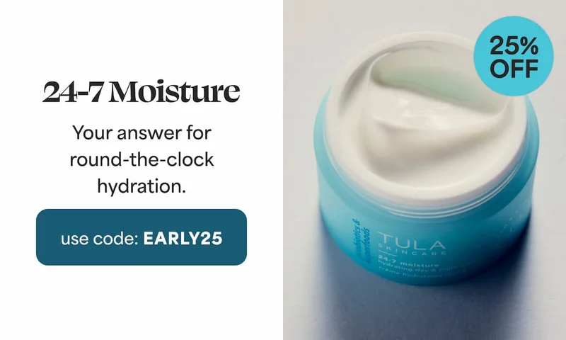 24-7 Moisture 25% OFF. Your answer for round-the-clock  hydration. -- use code: discount code