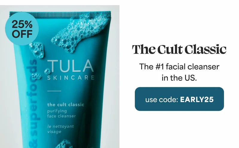 The Cult Classic 25% OFF The #1 facial cleanser in the US. -- use code: discount code