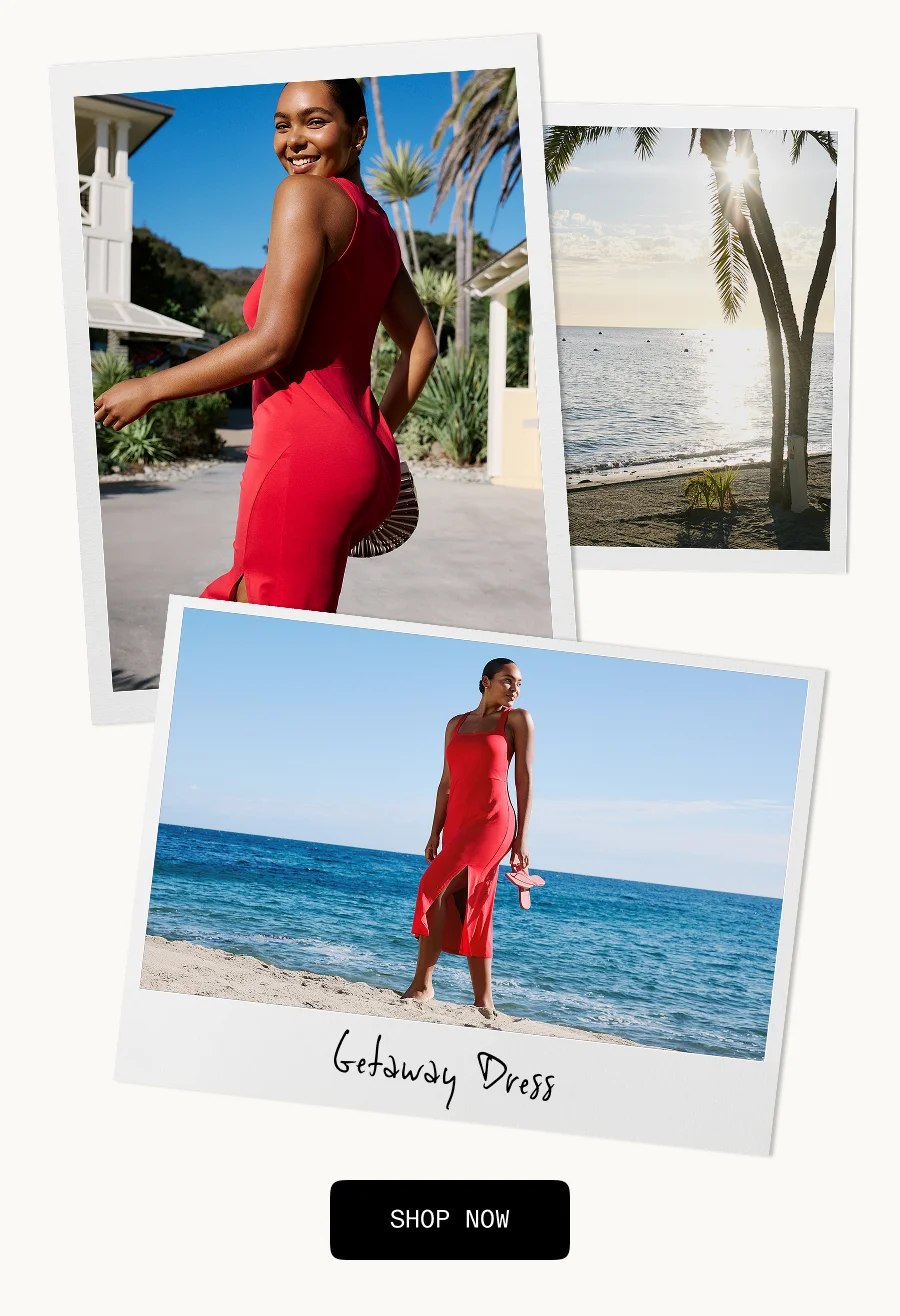 Getaway Dress in Candy Apple Red