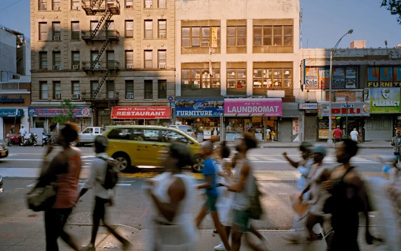 A photograph of Dr. Martin Luther King Jr.'s Boulevard in New York, New York