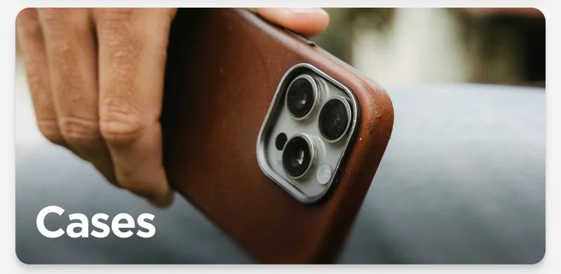 Cases, featuring Horween Traditional Case for iPhone 16 Pro Max.