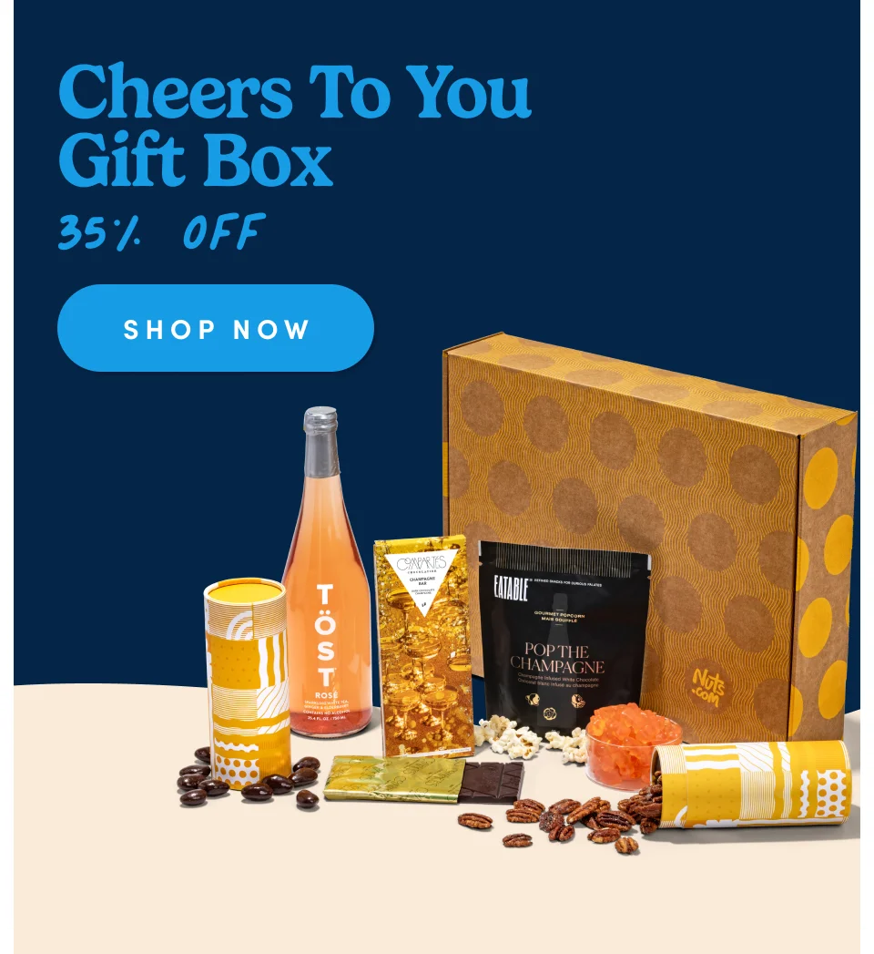 Cheers to you gift box 35% off; Shop now