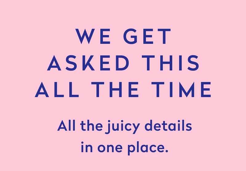 We get asked this all the time
