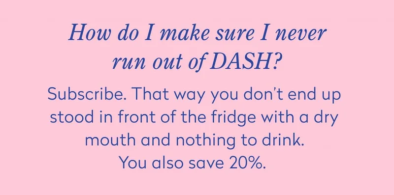 How do I make sure I never run out of DASH?