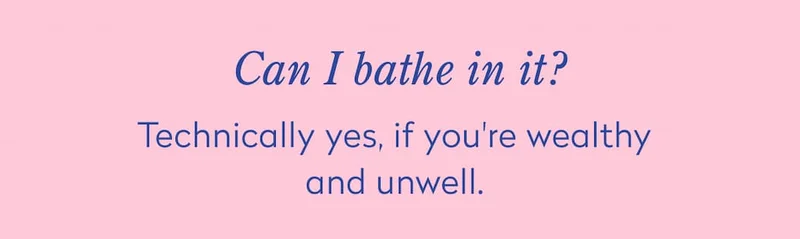 Can I bathe in it?