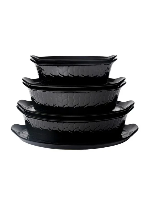Temp-tations Carved Willow 7-Piece Essential Bake and Serve Set