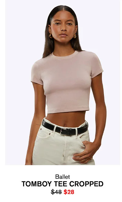 Tomboy Tee Cropped