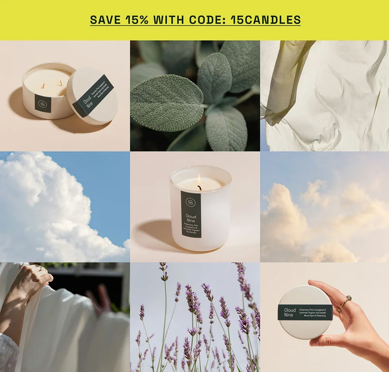 Save 15% with code 15CANDLES