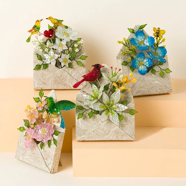 Greetings in Bloom Keepsake Sculpture