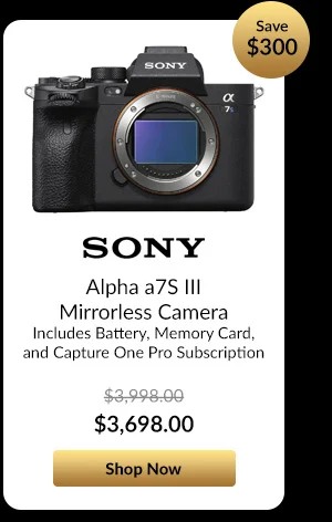 Sony Alpha a7S III Mirrorless Camera  Includes Battery, Memory Card, and Capture One Pro Subscription
