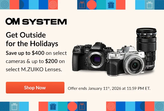 OM System Get Outside for the Holidays | Shop Now