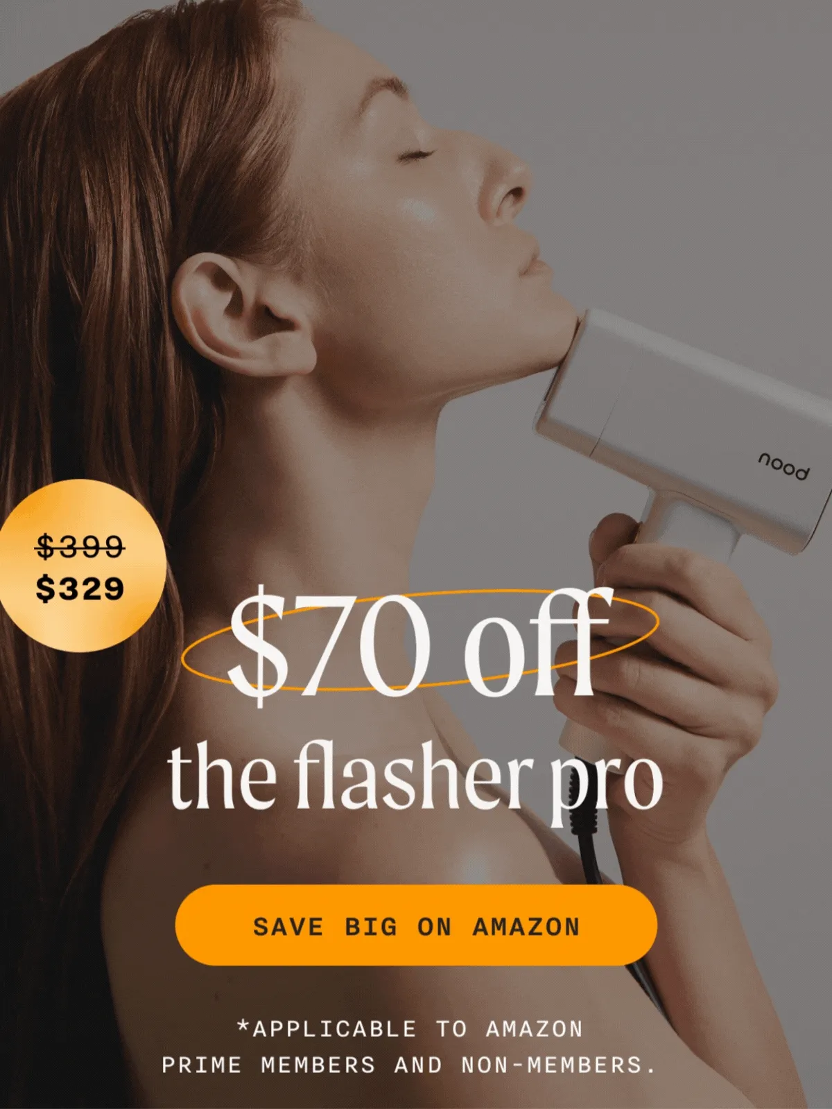 $70 off the flasher pro (Retail Price: $399 | Sale Price: $279) - $90 off the flasher 2.0 (Retail Price: $199 | Sale Price: $109), deals on flasher bundles - SAVE BIG ON AMAZON - *Click ‘Clip Coupon’ to redeem the offer. Some discounts may be exclusive to Amazon Prime members.