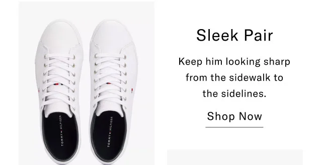 Sleek Pair Keep him looking sharp from the sidewalk to the sidelines. Shop Now