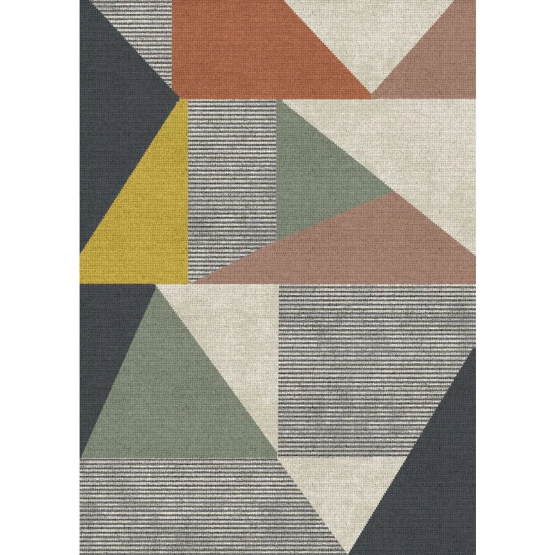 Image of Mizza Grey Multicolor Rug