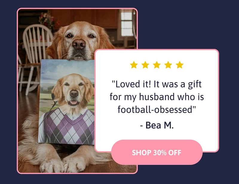 "Loved it! It was a gift for my husband who is football-obsessed" - Bea M.