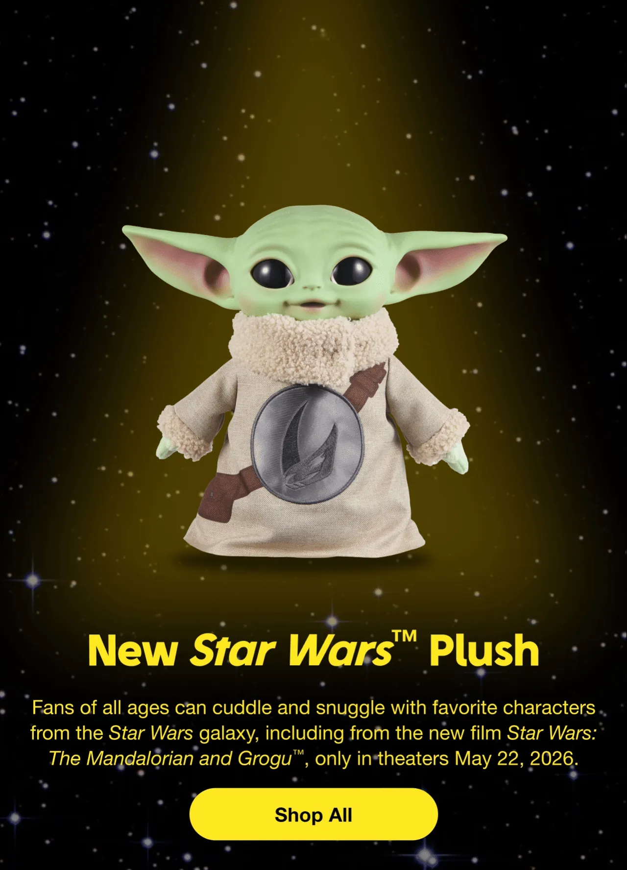 New STAR WARS Plush