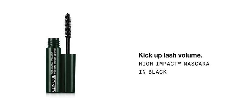 Kick up lash volume. High Impact™ Mascara in Black