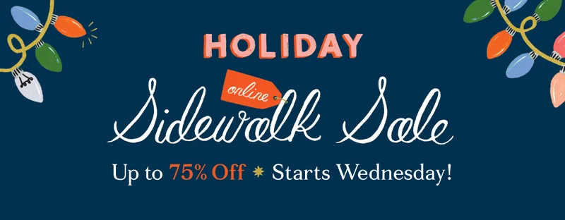 Holiday Sidewalk Sale