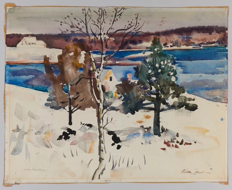 William Zorach, White Christmas, Maine