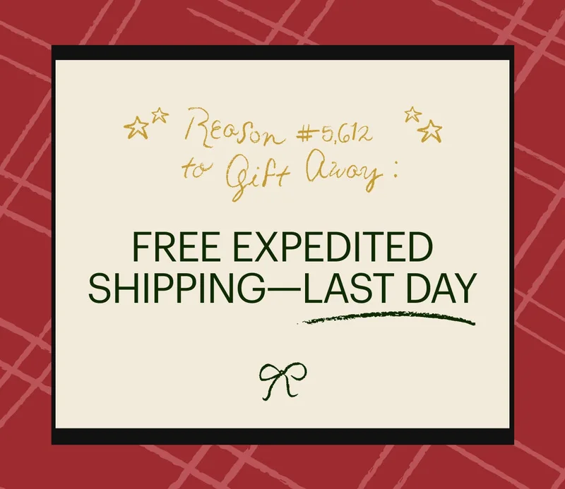 FREE EXPEDITED SHIPPING EXTENDED