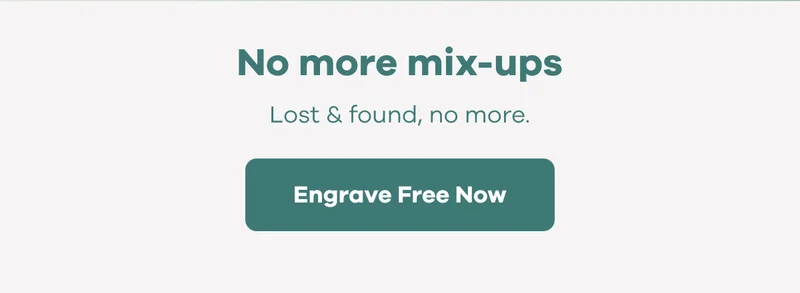 No more mix-ups. Lost & found, no more. | Engrave Free Now